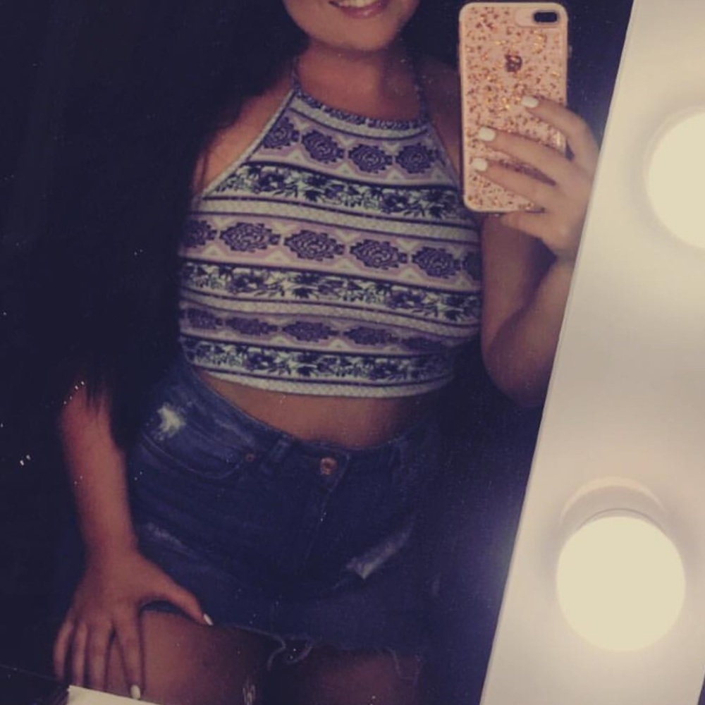 Halter crop top